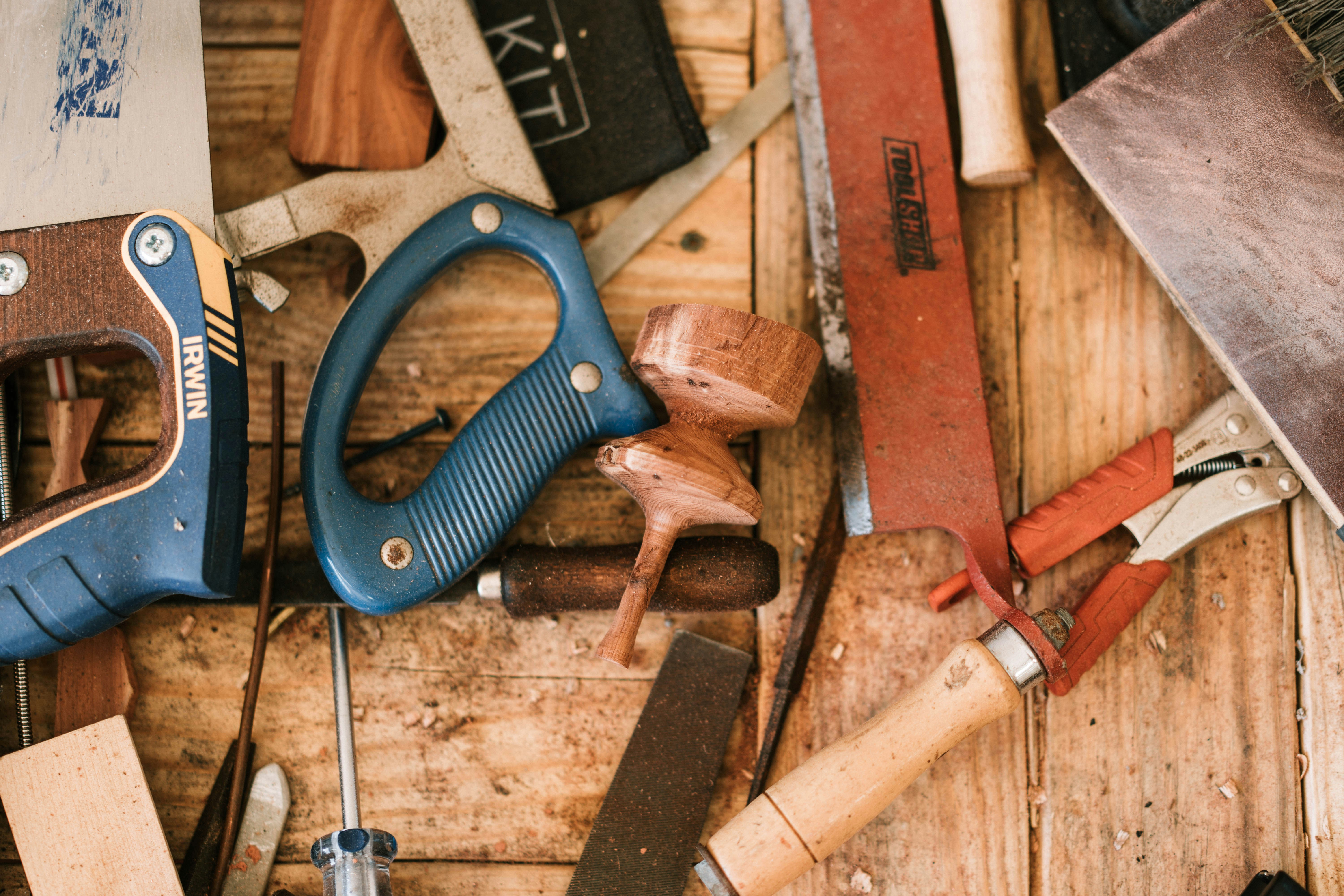 Oak joinery workshop preparation