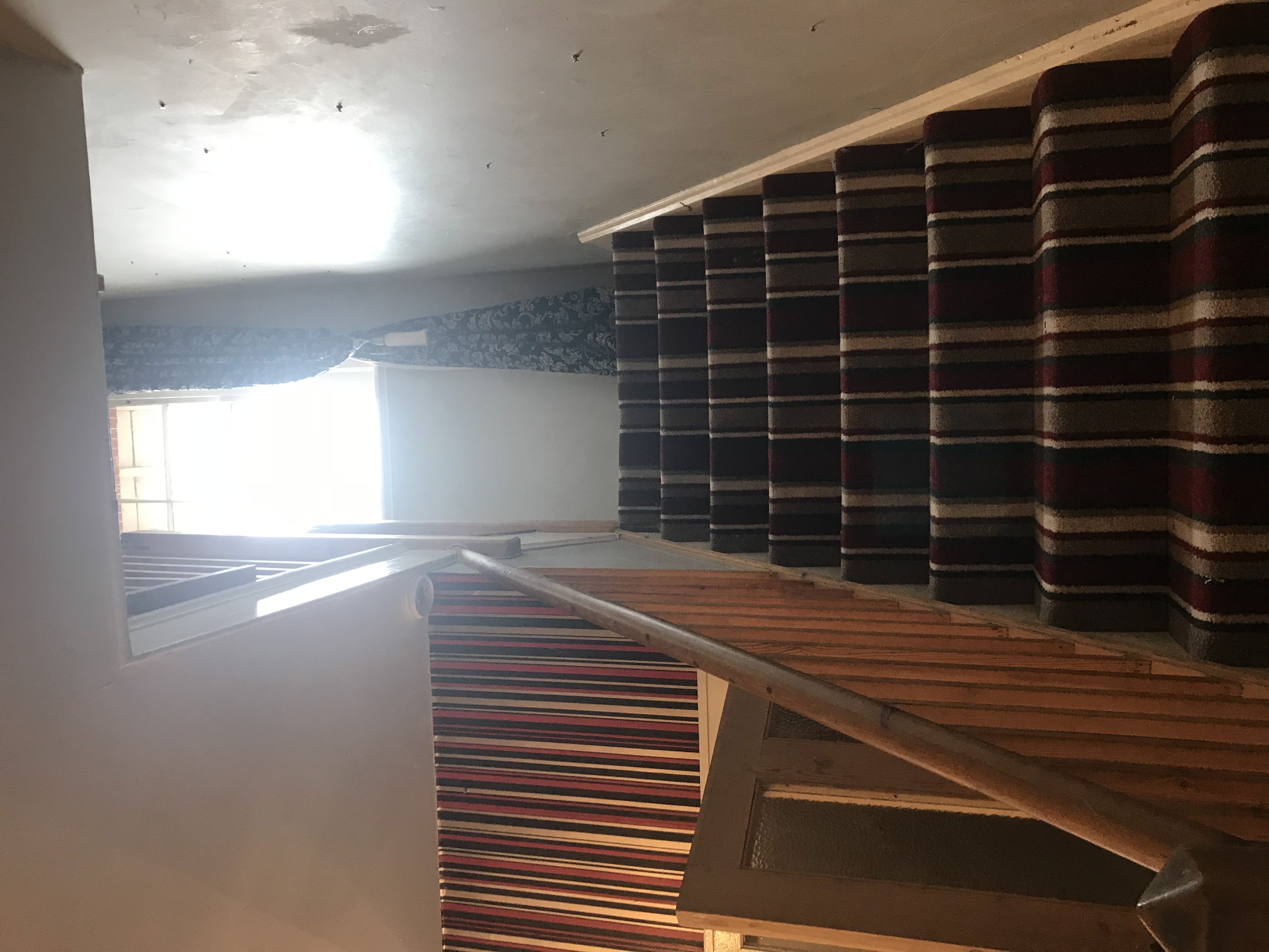 Original staircase before removal and replacement