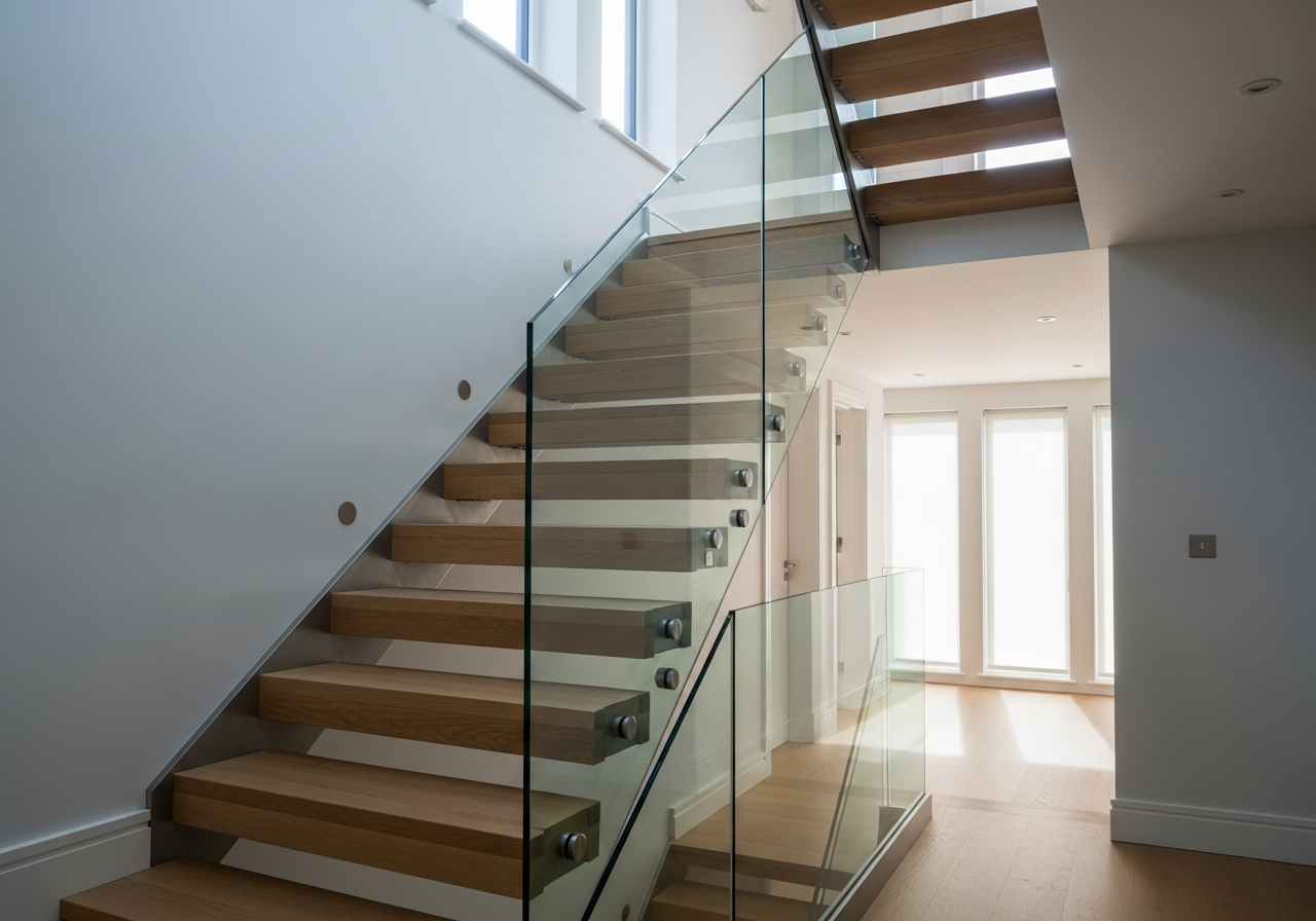 Bespoke Oak & Steel Staircase